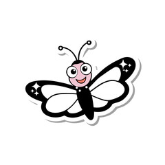 ladybug on white background