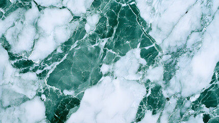 Fototapeta premium Green and white marble background. Luxury Acrylic Pour Color Liquid abstract surfaces texture Design.