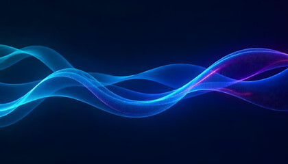Fototapeta premium abstract dynamic line background with waves