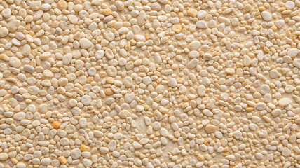 Small beige pebble texture with uniform pattern