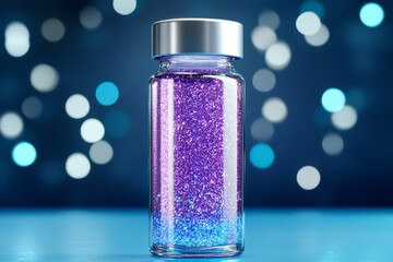 A magical enchanted product floating in mid-air, glowing with mystical energy