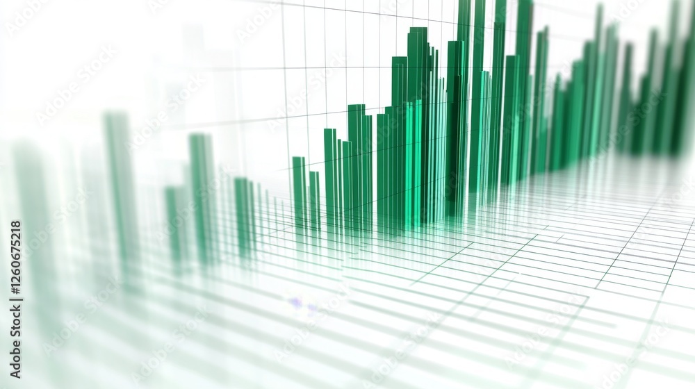 Poster A financial bar chart showing comparison of investment returns, with green bars rising sharply to symbolize growth, displayed against a white background with grid lines.
