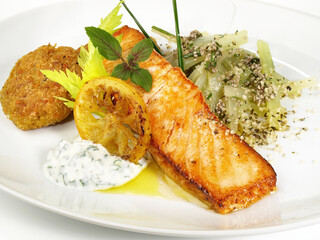 Salmon - Fish Fillet with Quinoa and Omega 3