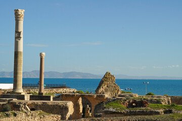 Il complesso archeologico con i resti delle Terme di Antonino, Area archeologica di Cartagine,...