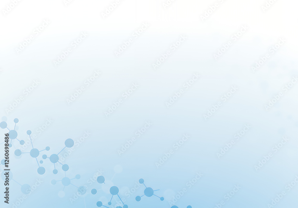 Poster a light blue background with a gradient effect, white and light blue medical abstract gradient backg