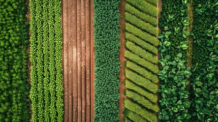 Sustainable agriculture practices, such as organic farming and crop rotation, promoting soil health and biodiversity