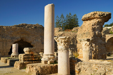 Il complesso archeologico con i resti delle Terme di Antonino, Area archeologica di Cartagine,...