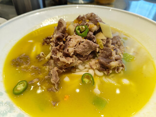 Savory Beef Soup with Fresh Herbs and Vibrant Vegetables