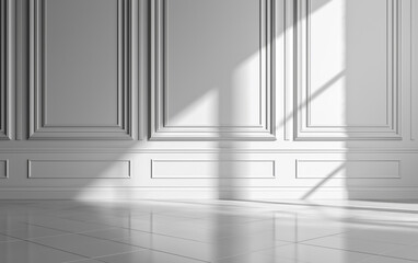 Obraz premium interior, room, empty, window, floor, architecture, office, wall, corridor, home, house, design, building, nobody, apartment, light, door, space, glass, hall, new, view, indoors