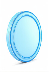 Tech border blue geometric border round box square box dialog for commercial use