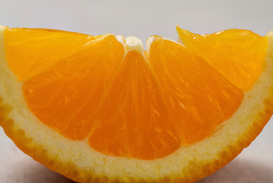 Close-up of an orange slice