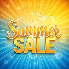 summer sale. discount surge. mega sale. hot sale. discount poster.