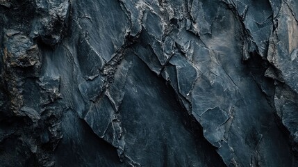 Dark, textured rock face, mountainside.  Possible use Background image for nature, travel or adventure projects