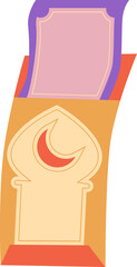 Colorful Ramadan Envelope Illustration