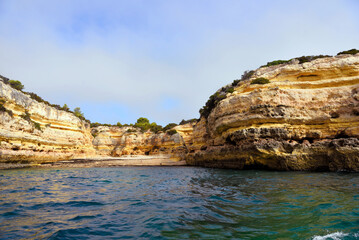 The Algarve Rocks Formation is a unique and stunning natural wonder located in the coastal town of Porches Portugal