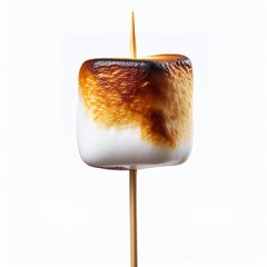 roasted marshmallow isolated