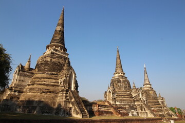 Fototapeta premium Wat Phra Si Sanphet,Ayutthaya,Thailand,