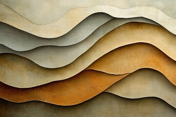 Abstract Artistic Background with Layered Textures and Colors