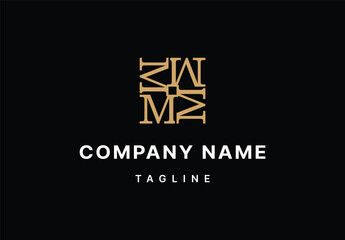 Elegant Monogram Logo Design Template for Modern Business Branding