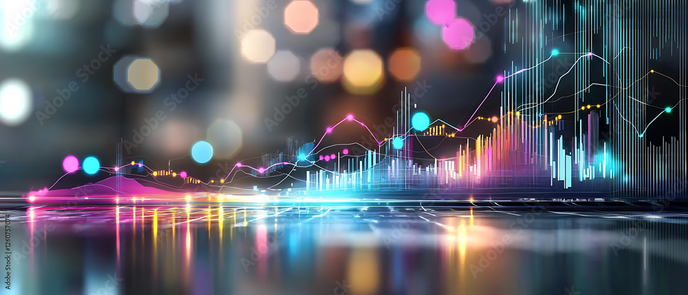Aufkleber data visualization trends in business analytics digital workspace infographic modern perspective ins