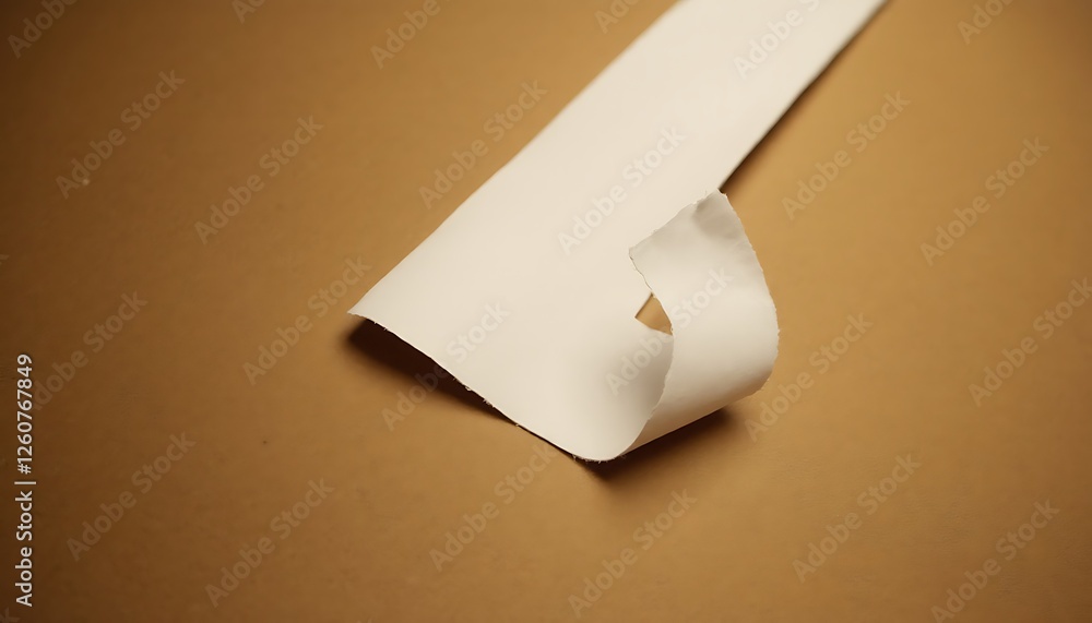 Poster torn paper edge for business presentation background design element
