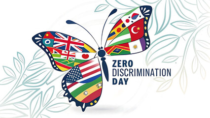 zero discrimination day Poster, Social Media Post, zero discrimination day Banner,