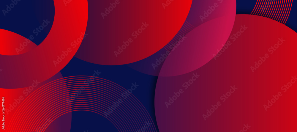 Poster minimal geometric background. modern abstract gradient circle shapes. futuristic concept. suit for c