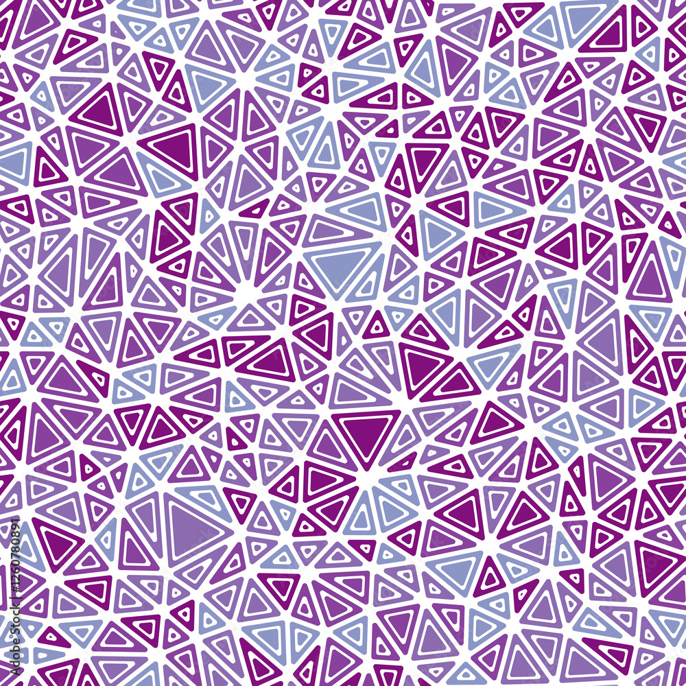 Poster abstract mosaic background. rounded solid shapes in frames. compact triangles size. multiple colors 