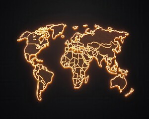 Abstract map glowing with sovereign bond markets in key regions, Government Bonds  Sovereign Bonds  Investment Strategy, global reach