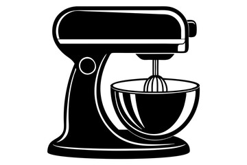 mixer  silhouette vector
