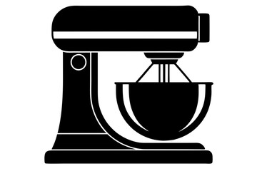 mixer  silhouette vector