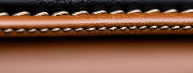 Interior view of a luxury SUV features rich brown leather seats with a central armrest and built-in cup holders, adding comfort and style.