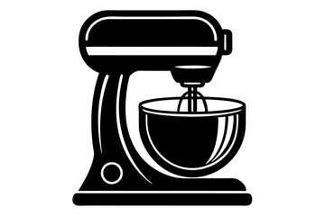 mixer  silhouette vector