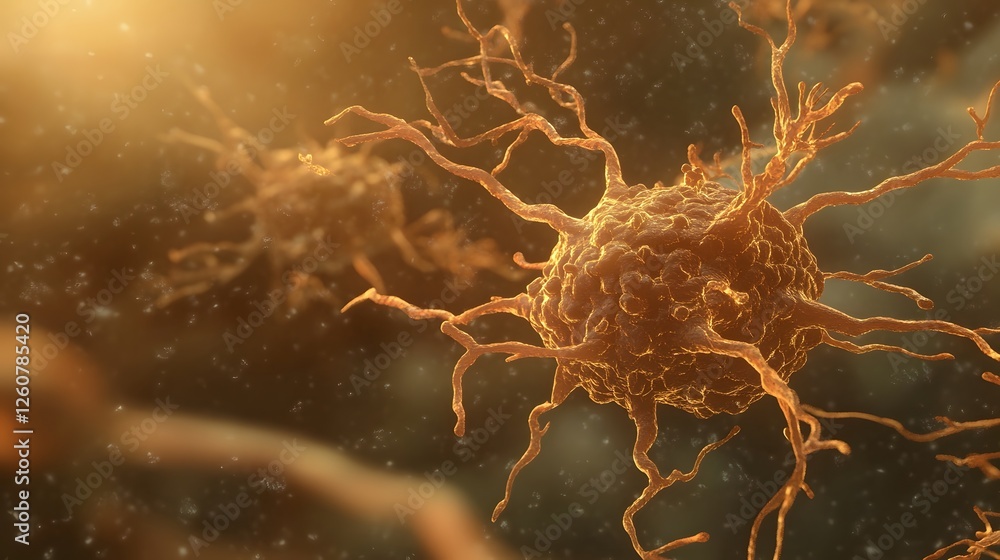 Aufkleber captivating cerebral synapses a stunning microscopic of the nervous system showcasing the intricate 