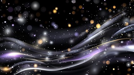 Obraz premium Vibrant close-up of a purple halftone background featuring blurred LED patterns, ideal for design, banner, or poster use