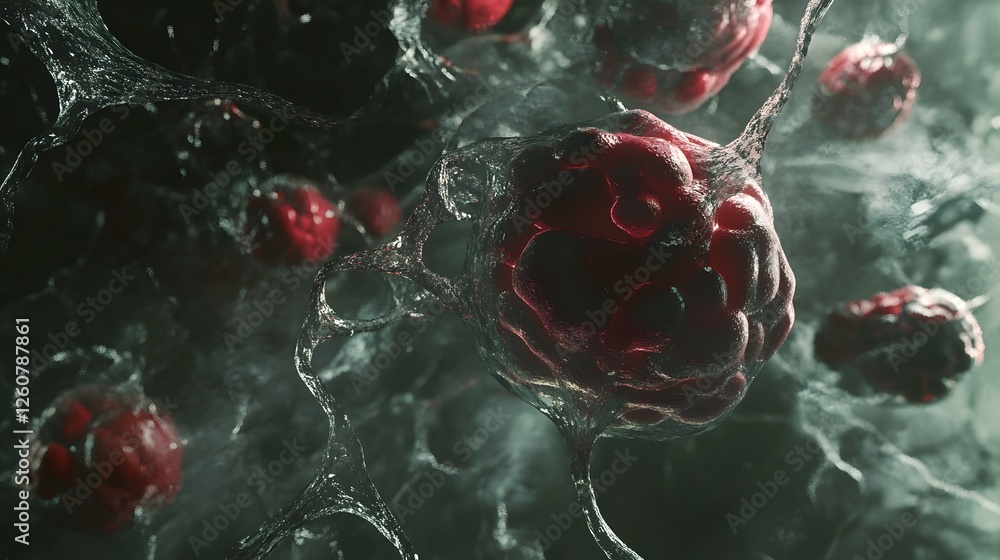 Aufkleber captivating close up view of delicate frozen berries enveloped in shimmering icy crystals showcasing