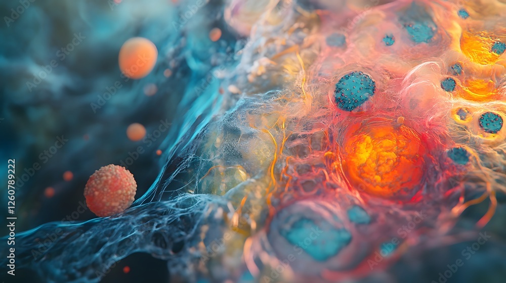 Poster captivating cosmic fusion a mesmerizing digital of celestial energies immerse yourself in the vibran