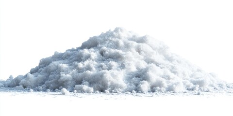 Snow Pile on Ground