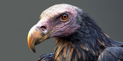 Bird of prey close up