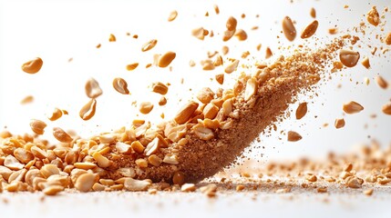 Bean seeds isolated on white background