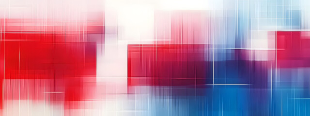 Red, blue, and white gradient background with a light effect
