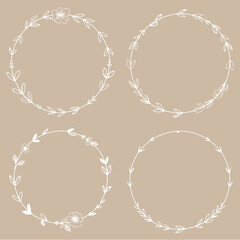 Gold laurel wreaths, Laurel wreath set, laurel wreath collection