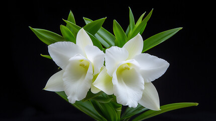 Obraz premium ghost orchid's delicate petals