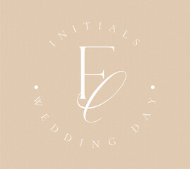 EE Monogram logo, Minimalist Typographic Line Monogram Logo, EE Wedding monogram logo, EE Typography Initial Letter Brand Logo	