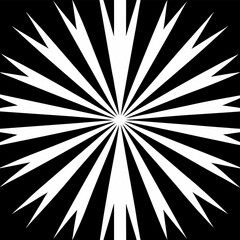 Obraz premium Sunburst Pattern Background vector icon.