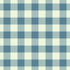 Elegant teal and cream gingham pattern.  Perfect for textile designs, website backgrounds, or crafting projects. This seamless texture evokes a sense of rustic charm and modern simplicity.