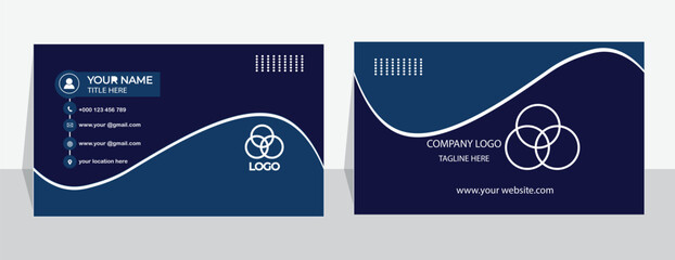 This is a clean , clear and modern business card design 