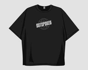 Streetwear typography. Streetwear t-shirt design, urban typography t shirt design. Urban logo vector for clothing design
