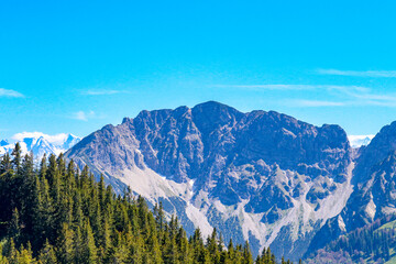 Mountain View in the German Alps