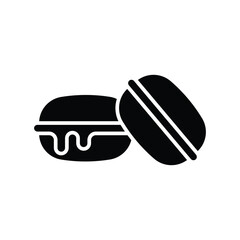 macaron icon vector design template simple and clean